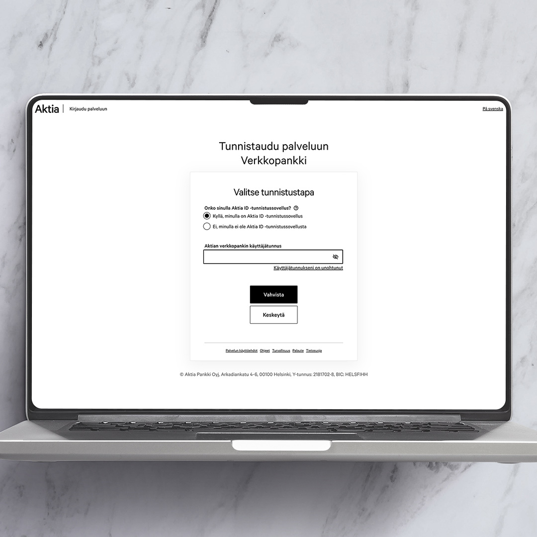 Aktia ID Käyttöohjeet