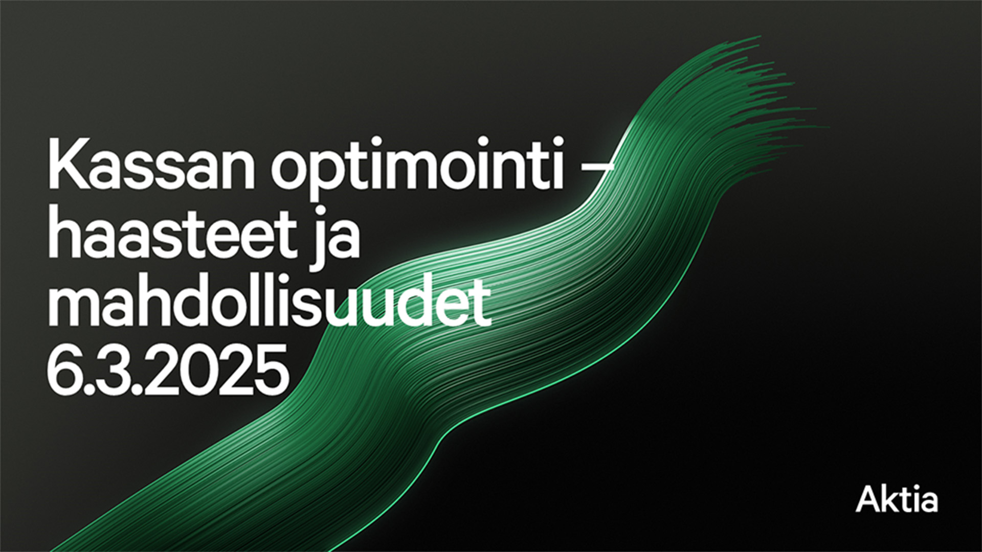 Webinaaritallenne: Kassan optimointi - haasteet ja mahdollisuudet 6.3.2025